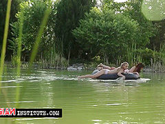 Klein And In A Torrid Lesban Scene With Cayenne Klein And Ariel Rebel