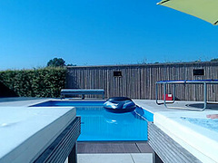 Blonde Babe Lucy Plays With Bi