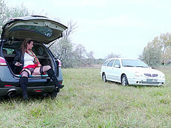 Horny Eva Jayne Gets It In Every Hole Outdoors - MatureNL