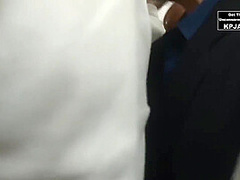 Hot Busty Asian Babe On The Bus