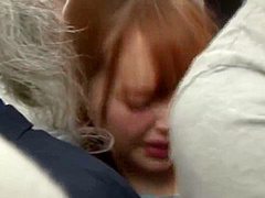 Hot Busty Asian Babe On The Bus