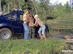 Brooke Haven - Morgan And Boroka Screw One Lucky Man Out By The Bubbli