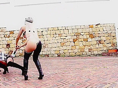 Arena Flirt Fight One!!!! Spectacular Fight Between Valentina Hammer And Sara The Gladiator!