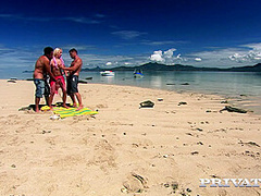 Gives Two Guys A Handjob In This Mmf Threeso - Diana Gold