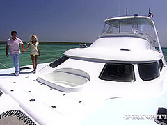 Blonde Boroka Has Hardcore Sex On The Deck Of A Yacht 2
