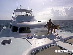 Blonde Boroka Has Hardcore Sex On The Deck Of A Yacht 2