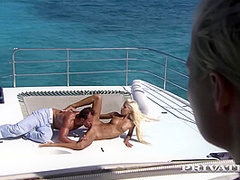 Blonde Boroka Has Hardcore Sex On The Deck Of A Yacht 2