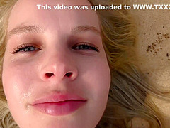 My Blonde Slut Blows My Cock In The Bech