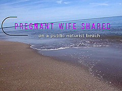 Salope Enceinte Baisee A Chaine Par Des Inconnus Sur La Plage
