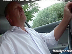 Mother And Daughter Taking Care Of Grandpas Needs