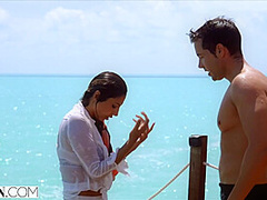 Stunning Horny Has Hot Sex On A Deserted Island - Alberto Blanco And Gianna Dior