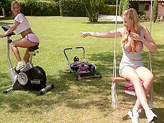 Watch And Workout & Masturbate Together 18 Min With Danielle Maye And Loulou Petite