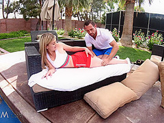 Stepbro Gives Tennis Lesson To Horny Stepsis - SpyFam