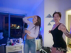 Adriana And Sammy With Miss Pussycat And Rebeka Ruby