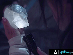GIRLSWAY - Archaeologists Adriana Chechik And Kissa Sins Smash In Their Tent During An Adventure