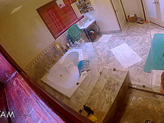 Step Bro Hoses Down Big Titty Step Sister - SpyFam