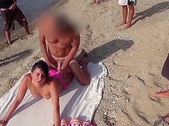 Public! Massenfick-treff Am Banana-beach Mit Abspritzgarantie