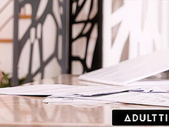 ADULT TIME - Keira Croft Agrees To FREE USE SEX In Front Of Her Colleagues At Work!