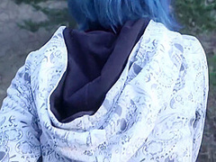 Laruna Mave In Fucked A Singing Girl In The Woods By The Road