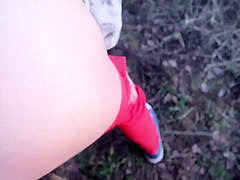 Laruna Mave In Fucked A Singing Girl In The Woods By The Road