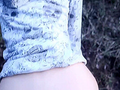 Laruna Mave In Fucked A Singing Girl In The Woods By The Road