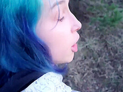Laruna Mave In Fucked A Singing Girl In The Woods By The Road