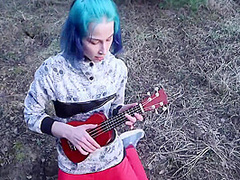 Laruna Mave In Fucked A Singing Girl In The Woods By The Road