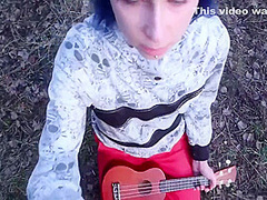 Laruna Mave In Fucked A Singing Girl In The Woods By The Road
