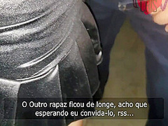 Em Publico, Levando Rola Do Alemao No Pelo E Tomando Leitinho, O Corno Do Marido Filma Sua Esposa Enquanto E Xingado Por Ela. - Dogging 3 - Parte 2/2 7 Min - Cristina Almeida