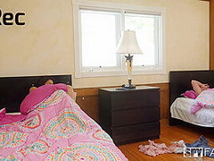 Horny Stepsis Surprises Stepbro In Bed - SpyFam