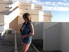 4k Im Naked Squirt On The Hotel Rooftop