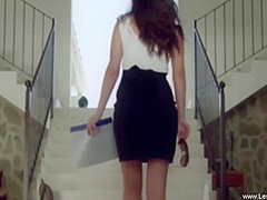 Anna Kisses And Plays With Simone Enjoying The Moment