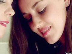 Anna Kisses And Plays With Simone Enjoying The Moment