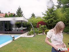 Euro Lesbians Ferociously Pussy Lick Each Other - Jenifer Jane And Aria Logan