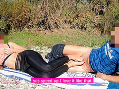 Mon Premier Footjob Au Bord Dune Rivere Lors Dun Cours De Yoga Exhib Totale