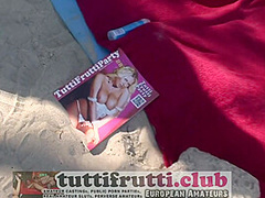 Real Euro Amateur Casting On River Side