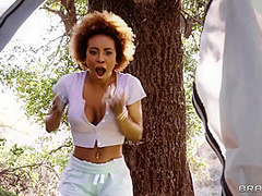 Demi Sautra And Fucking In A Tent With Gia Derza