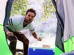 Demi Sautra And Fucking In A Tent With Gia Derza