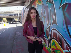 Hot Brown Haired Girl Having Sex In Pov Outside