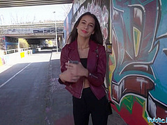 Hot Brown Haired Girl Having Sex In Pov Outside