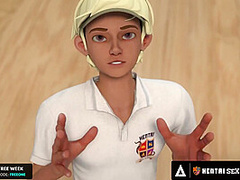 HENTAI SEX UNIVERSITY - Hentai Student Eats Out His Teacher's Perfect Pussy Until She Orgasms!