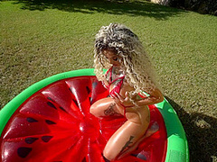 Oiled chubby lesbian teens