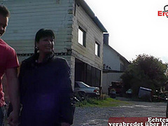 German Mature Mom Fuck At Farm