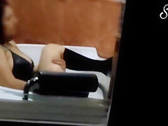 Sexy With A Big Ass Is Recorded In The Jacuzzi While She Masturbates I End Up Fucking Her Part 1
