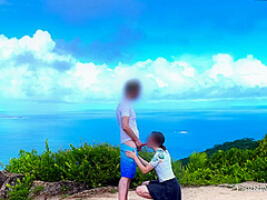 Reaching The Summit - Caught During Risky Outdoor Fuck
