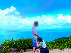 Reaching The Summit - Caught During Risky Outdoor Fuck