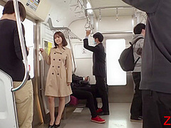 Free Premium Video Risky Sex On Real Public Train Ended With Cumshot On Big Tits