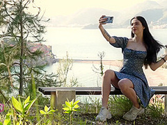 Risky Public Masturbation And Stretch My Ass Outdoor