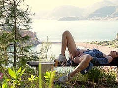 Risky Public Masturbation And Stretch My Ass Outdoor