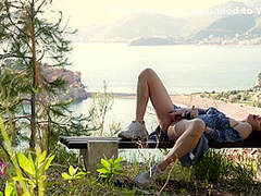 Risky Public Masturbation And Stretch My Ass Outdoor